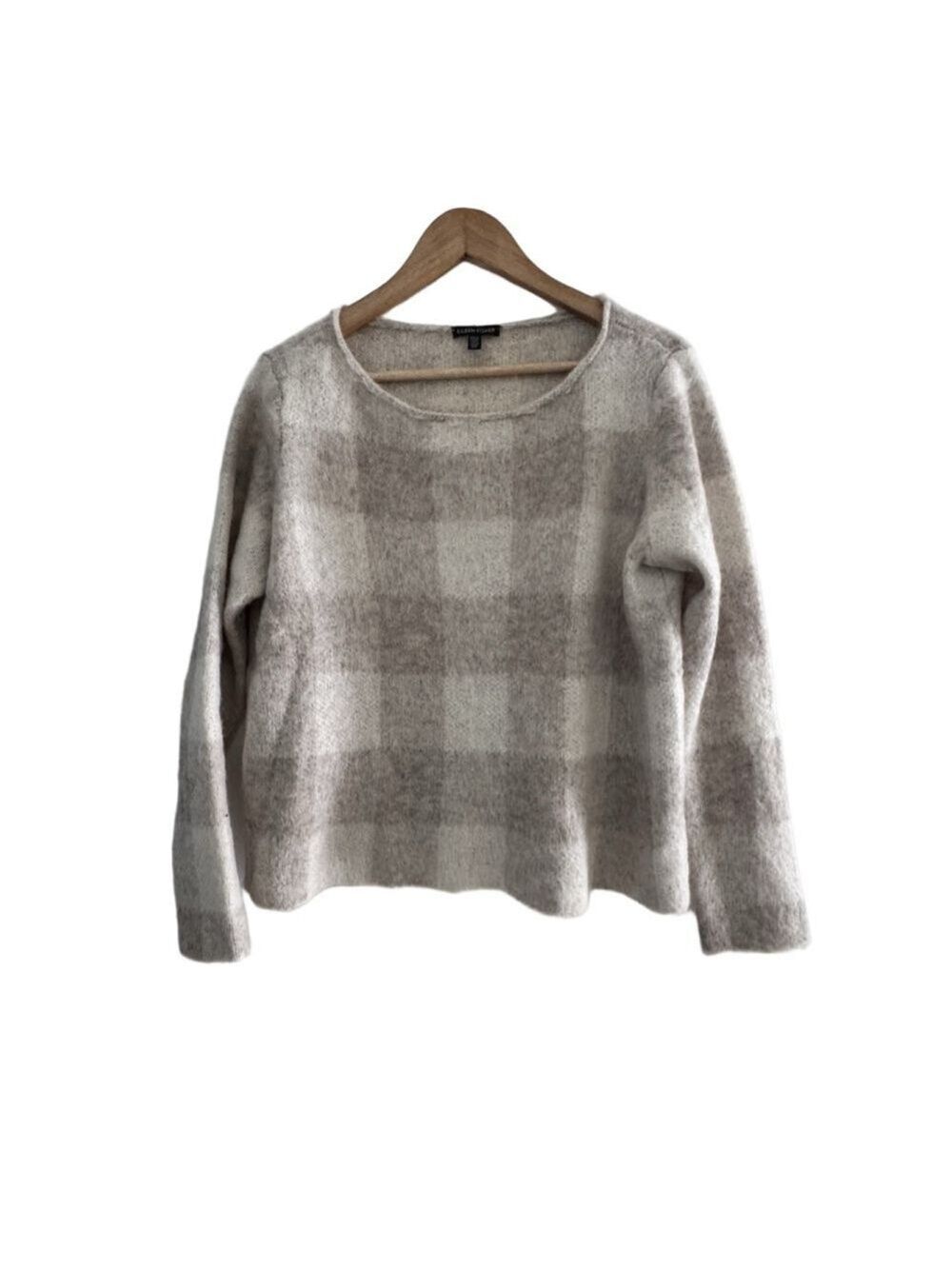 Eileen Fisher Alpaca Mohair Bateau Neck Sweater